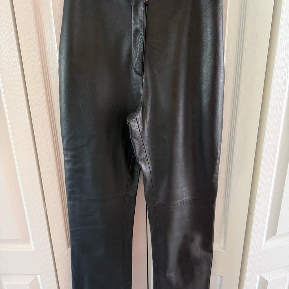 Black Leather Pants